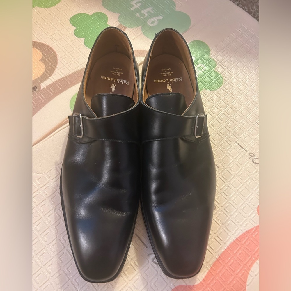 Ralph Lauren Black Leather Oxfords